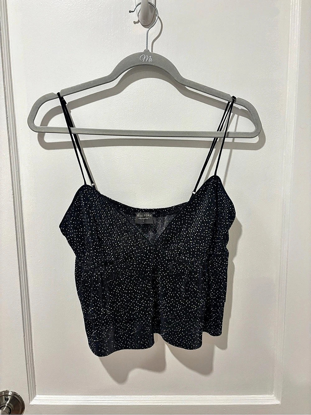 Miss Form Black Polka Dot Camisole
